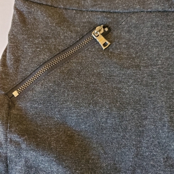 Adrianna Papell Charcoal Gray Knit Pant Sz 8 - Picture 11 of 13